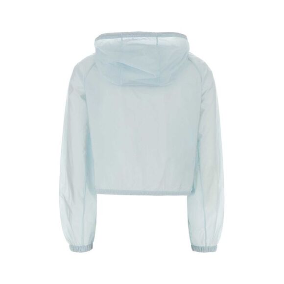 Prada Women Pastel Light-Blue Re-Nylon Windbreaker - Picture 2 of 2